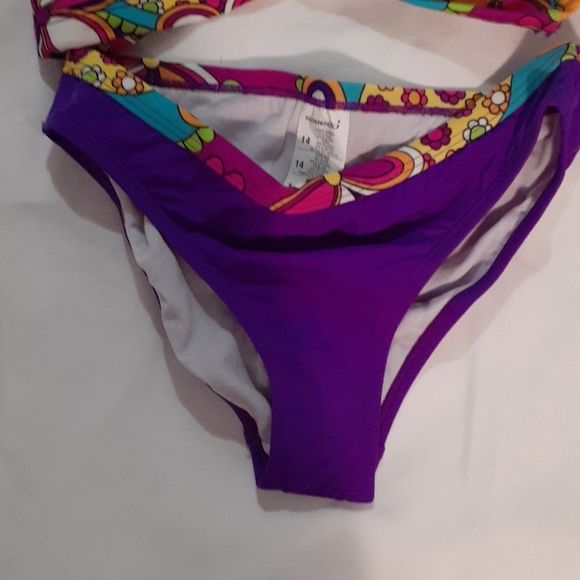 Speedo girls swimsuit size 14 new - Picture 2 of 5